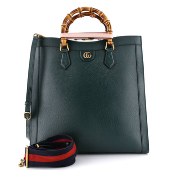 Gucci Diana NM Bamboo Handle Tote Leather Large