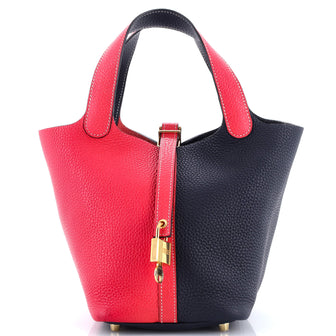 Hermes Casaque Picotin Lock Bag Clemence PM