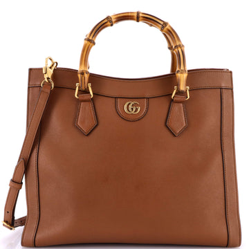 Gucci Diana NM Bamboo Handle Tote Leather Medium