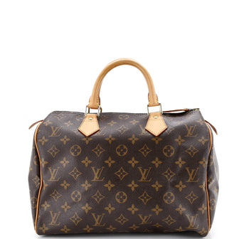 Louis Vuitton Speedy Handbag Monogram Canvas 30