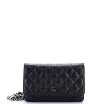Chanel Wallet on Chain Quilted Caviar