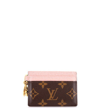 Louis Vuitton LV Charms Card Holder Monogram Canvas and Leather