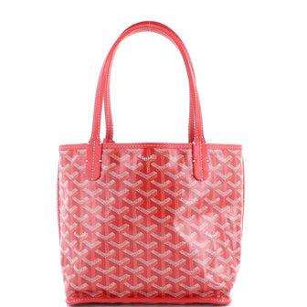 Goyard Anjou Reversible Tote Coated Canvas Mini