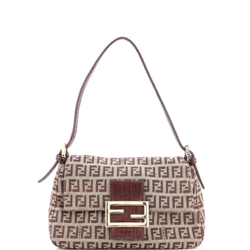 Fendi Mama Forever Bag Zucchino Canvas Mini
