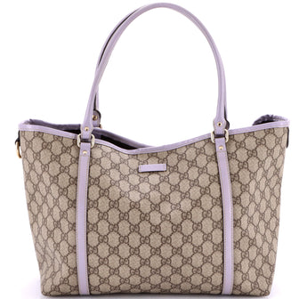 Gucci Joy Tote GG Coated Canvas with Leather Medium