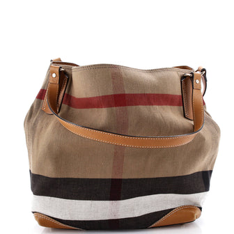 Burberry Maidstone Tote Mega Check Canvas Medium