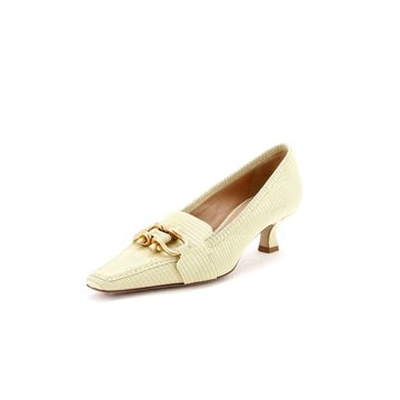 Bottega Veneta Women's Madame Pumps Embossed Leather
