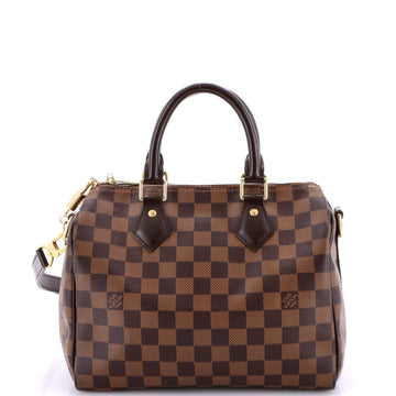 Louis Vuitton Speedy Bandouliere Bag Damier 25