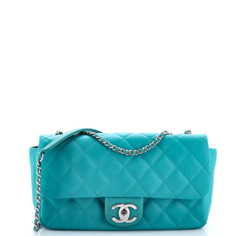 Chanel Coco Rain Flap Bag Quilted Rubberized Lambskin Medium