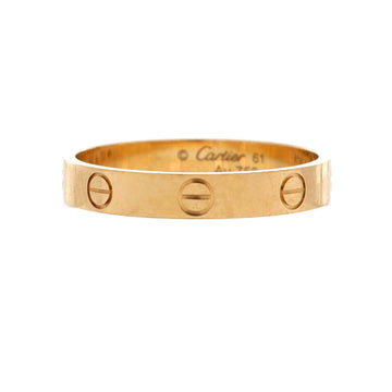 Cartier Love Wedding Band Ring 18K Yellow Gold