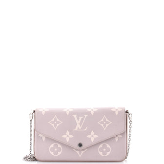 Louis Vuitton Felicie Pochette Bicolor Monogram Empreinte Giant