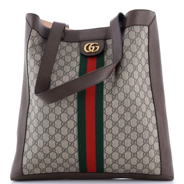 Gucci Ophidia Soft Open Tote GG Coated Canvas Large