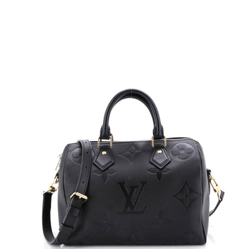 Louis Vuitton Speedy Bandouliere Bag Monogram Empreinte Giant 25