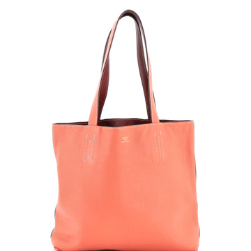 Hermes Double Sens Tote Veau Sikkim 36