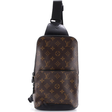 Louis Vuitton Avenue Sling Bag Macassar Monogram Canvas