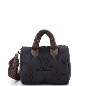 Louis Vuitton Speedy Bandouliere Bag Monogram Quilted Econyl Nylon 25