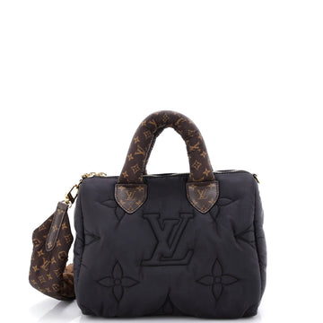 Louis Vuitton Speedy Bandouliere Bag Monogram Quilted Econyl Nylon 25