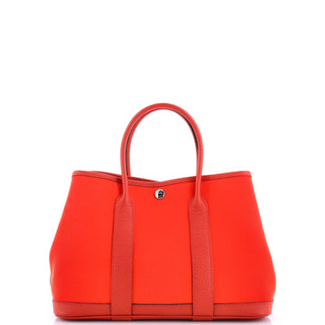 Hermes Garden Party Tote Toile and Leather 30