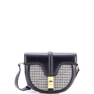 Celine Besace 16 Bag Tweed and Leather Small