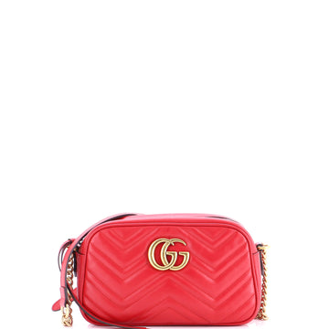 Gucci GG Marmont Shoulder Bag Matelasse Leather Small