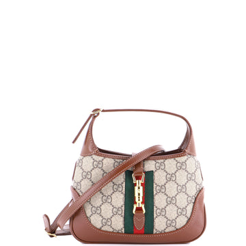 Gucci Jackie 1961 Hobo GG Coated Canvas Mini