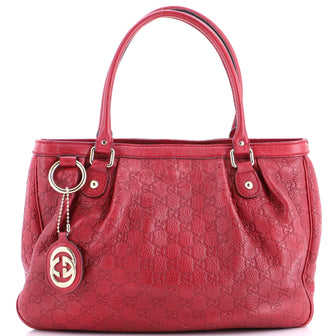 Gucci Sukey Top Handle Tote Guccissima Leather Medium