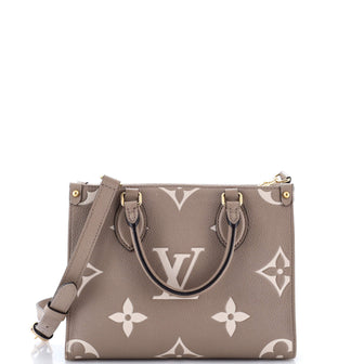 Louis Vuitton OnTheGo Tote Bicolor Monogram Empreinte Giant PM