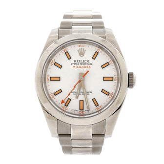 Rolex Oyster Perpetual Milgauss Automatic Watch Stainless Steel 40