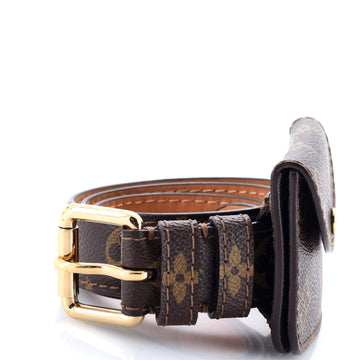 Louis Vuitton Ceinture Pochette Solo Belt Bag Monogram Canvas