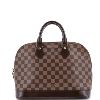 Louis Vuitton Vintage Alma Handbag Damier PM