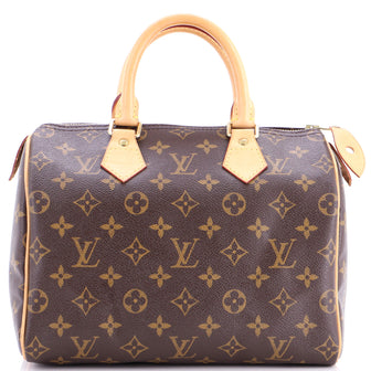 Louis Vuitton Speedy Handbag Monogram Canvas 25