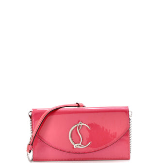 Christian Louboutin Loubi54 Chain Clutch Patent