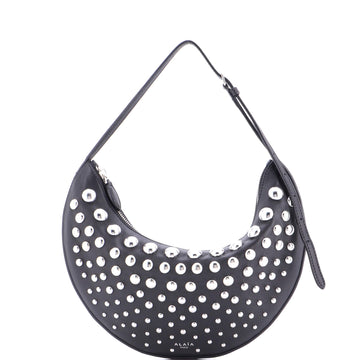 Alaia Half Moon Bag Studded Leather Small