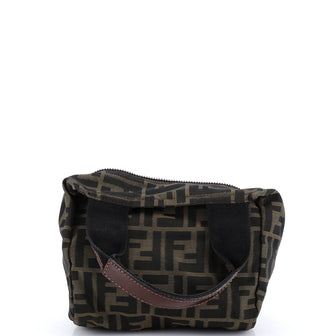 Fendi Vintage 1925 Cosmetic Tote Zucca Canvas Mini