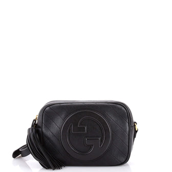 Gucci Blondie NM Camera Shoulder Bag Diagonal Quilted Leather Small