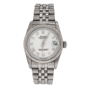 Rolex Oyster Perpetual Datejust Automatic Watch Stainless Steel and White Gold 31