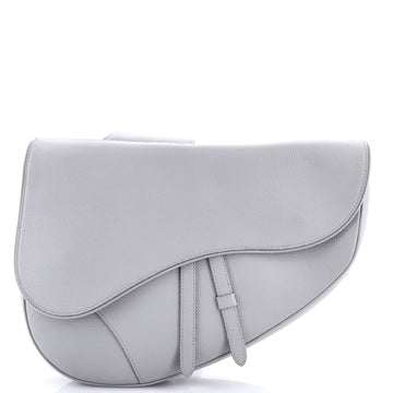 Christian Dior Saddle Crossbody Bag Leather Maxi