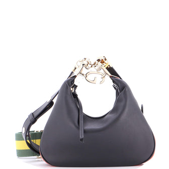 Gucci Attache Shoulder Bag Leather Small