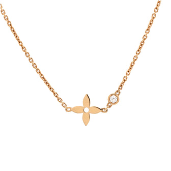 Louis Vuitton Monogram Idylle Necklace 18K Rose Gold with Diamond