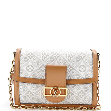 Louis Vuitton Dauphine Shoulder Bag Limited Edition Since 1854 Monogram Jacquard MM