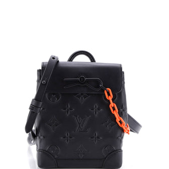 Louis Vuitton Steamer Bag Monogram Seal Leather XS