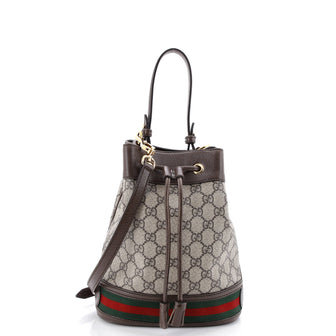 Gucci Ophidia Bucket Bag GG Coated Canvas Small