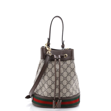 Gucci Ophidia Bucket Bag GG Coated Canvas Small