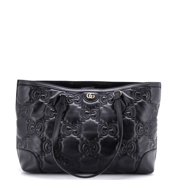 Gucci Ophidia Open Tote GG Matelasse Leather Medium