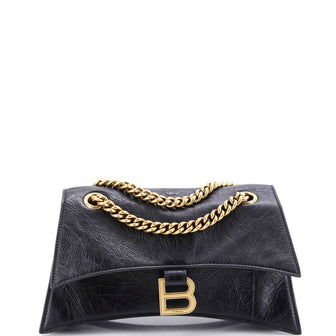 Balenciaga Crush Chain Flap Bag Leather Small