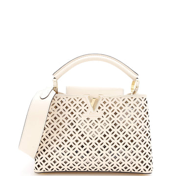 Louis Vuitton Capucines Bag Monogram Flower Laser Cut Leather BB