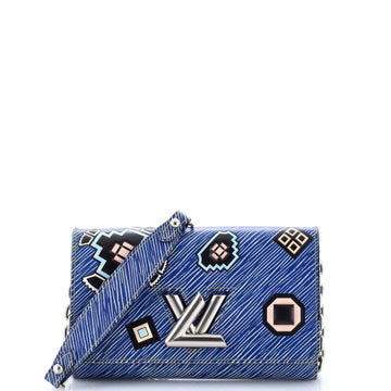 Louis Vuitton Twist Chain Wallet Limited Edition Azteque Epi Leather