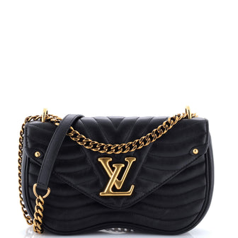 Louis Vuitton New Wave Chain Bag Quilted Leather MM