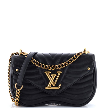 Louis Vuitton New Wave Chain Bag Quilted Leather MM