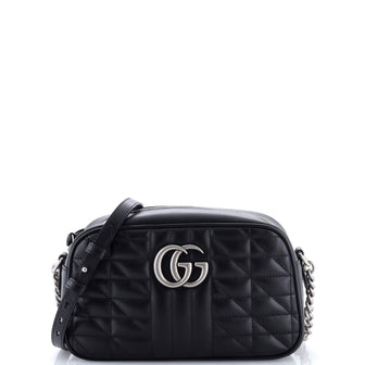 Gucci GG Marmont Shoulder Bag Mixed Matelasse Leather Small